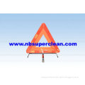 Reflectiong warning triangle labels for safety
